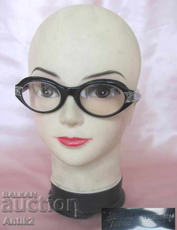 Auction Art Deco Original Old Glasses LEONARD Italy Auction Art Deco Original Old Glasses LEONARD Italy