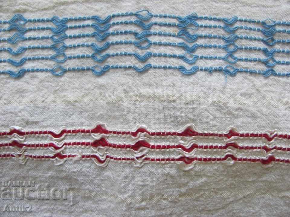 19th Century 2 Pieces Hand Woven Towels - 5 19th Century 2 Pieces Hand Woven Towels - 5