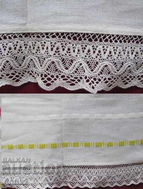 19th Century 2 Pieces Hand Woven Towels - 7 19th Century 2 Pieces Hand Woven Towels - 7