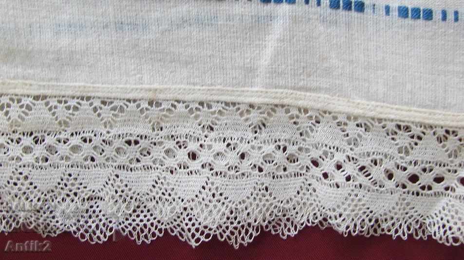 19th Century 2 Pieces Hand Woven Towels - 7