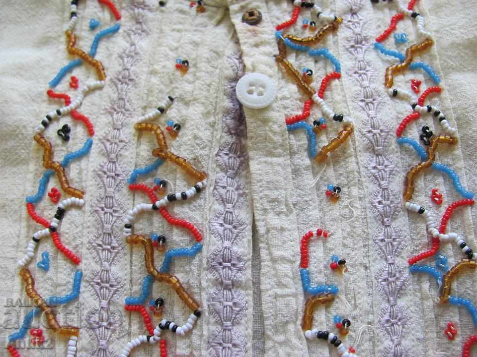 19th Century Folk Art Shirt and Towel - 6 19th Century Folk Art Shirt and Towel - 6