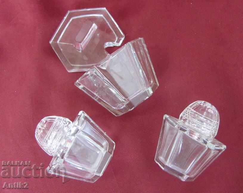 Licitație 30s Serviciu bucătărie cristal 2 buc. Sare și cană