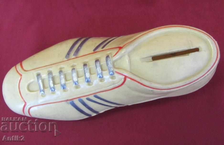 Auction  Antique Braid - Football Shoes, Cellulide.