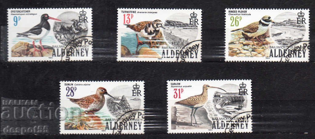 1984. Alderney (UK). Πουλιά.