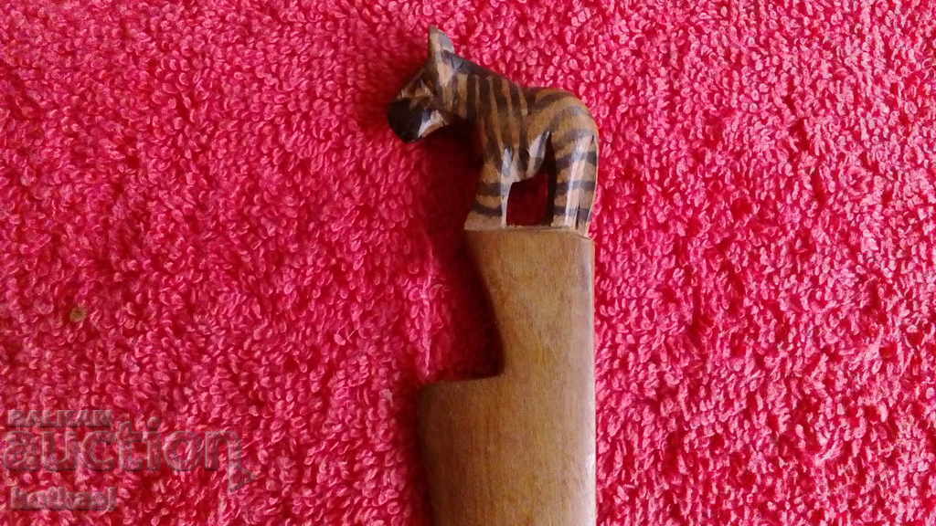 Old knife paper carving envelopes letters zebra handmade - 5