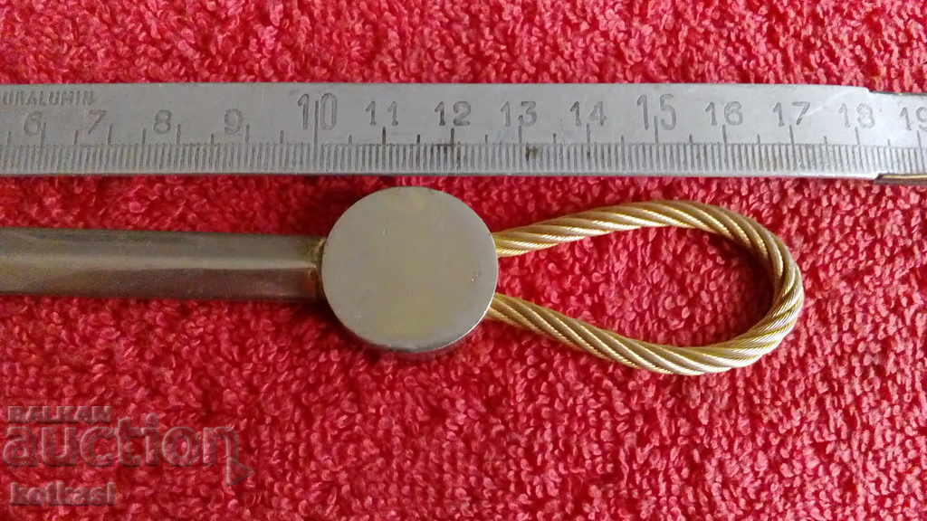 Auction  Old metal alloy paper knife envelopes letters