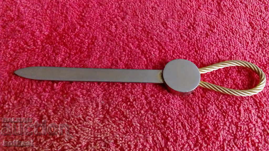 Delivery of Old metal alloy paper knife envelopes letters