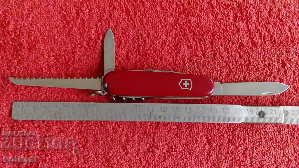 Old VICTORINOX pocket knife large with saw excellent Old VICTORINOX pocket knife large with saw excellent