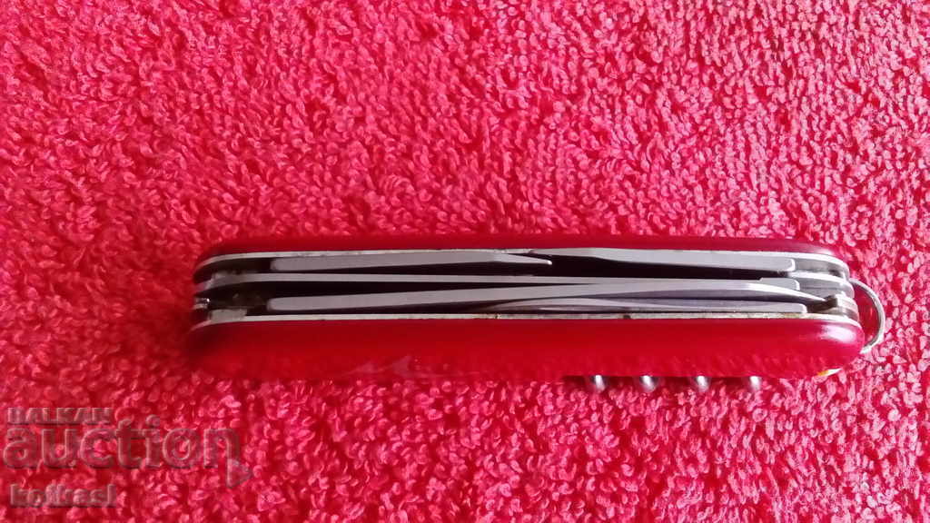 Παλιό μαχαίρι τσέπης μεγάλο με πριόνι VICTORINOX OFFICIER SUISSE - 5