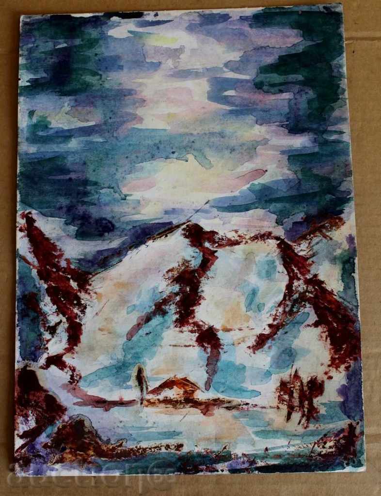 . OLD PAINTING AQUAREL with price 12.00 BGN | € 6.14 . OLD PAINTING AQUAREL with price 12.00 BGN | € 6.14