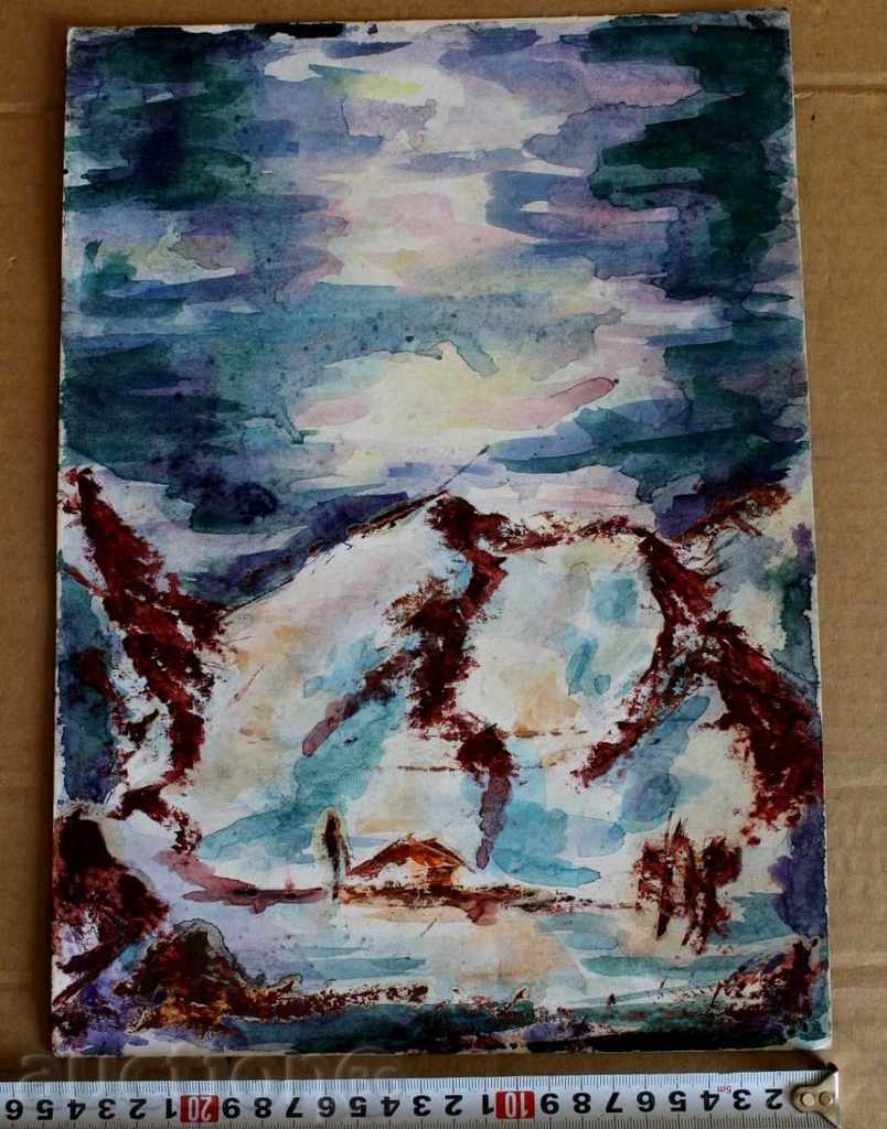 Auction . OLD PAINTING AQUAREL Auction . OLD PAINTING AQUAREL