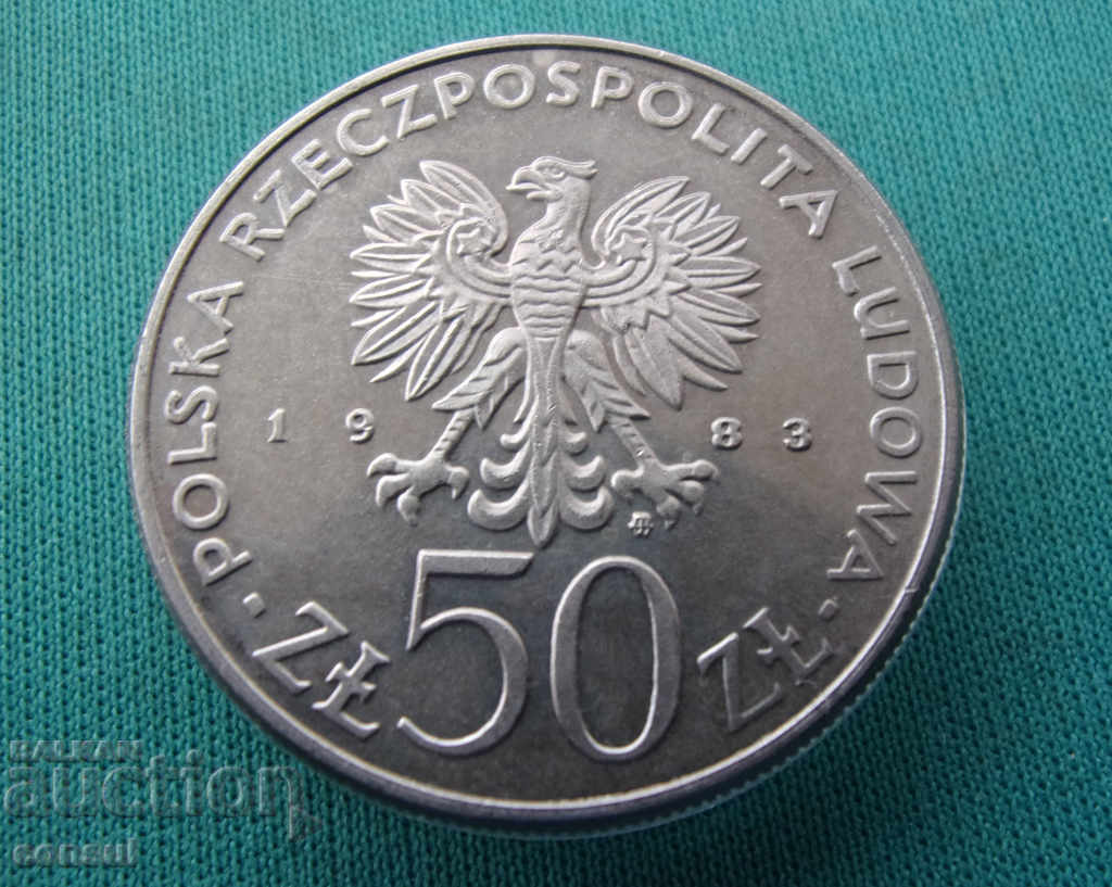 Polonia 50 PLN 1983 UNC cu preț € 6.14 | 12.01 BGN
