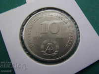 ГДР  10  Марк  1976 UNC Рядка Монета