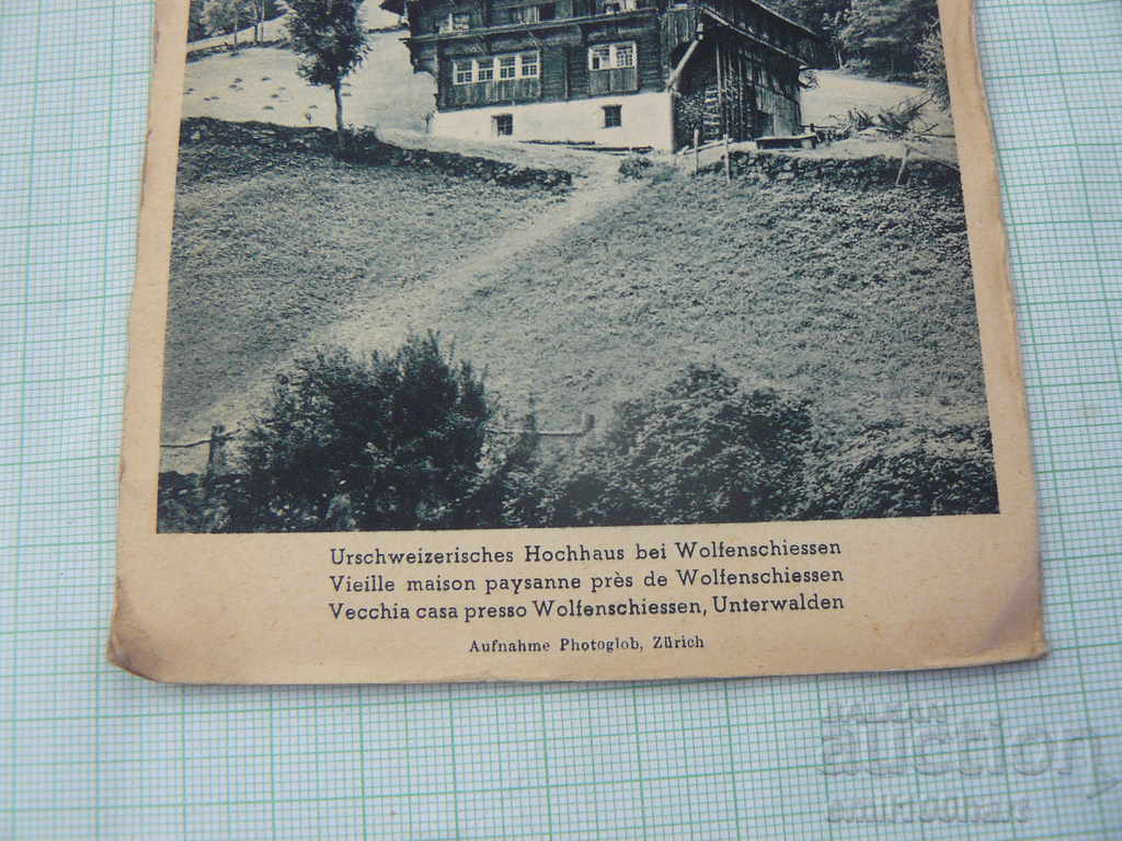 Old double card Matterhorn 1930 - 5