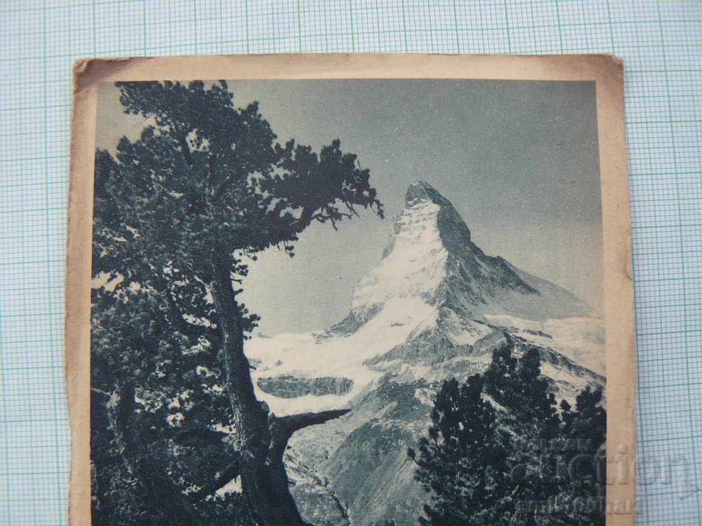 Old double card Matterhorn 1930 - 6