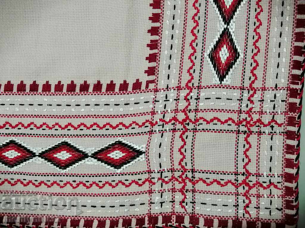 Old embroidered cardboard, tablecloth, millet, Bulgarian embroidery with price 48.00 BGN | € 24.54 Old embroidered cardboard, tablecloth, millet, Bulgarian embroidery with price 48.00 BGN | € 24.54