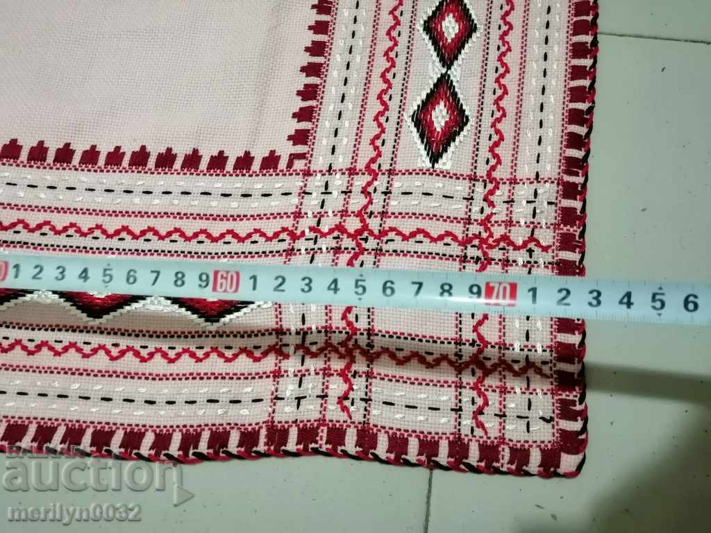 Old embroidered cardboard, tablecloth, millet, Bulgarian embroidery - 6 Old embroidered cardboard, tablecloth, millet, Bulgarian embroidery - 6