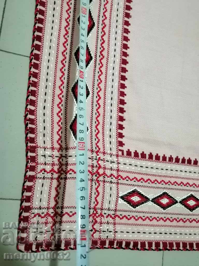 Old embroidered cardboard, tablecloth, millet, Bulgarian embroidery - 7 Old embroidered cardboard, tablecloth, millet, Bulgarian embroidery - 7