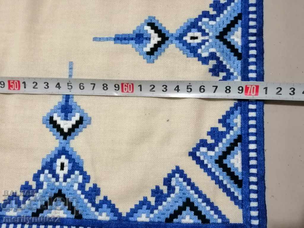 Old embroidered cardboard, tablecloth, millet, Bulgarian embroidery - 6 Old embroidered cardboard, tablecloth, millet, Bulgarian embroidery - 6