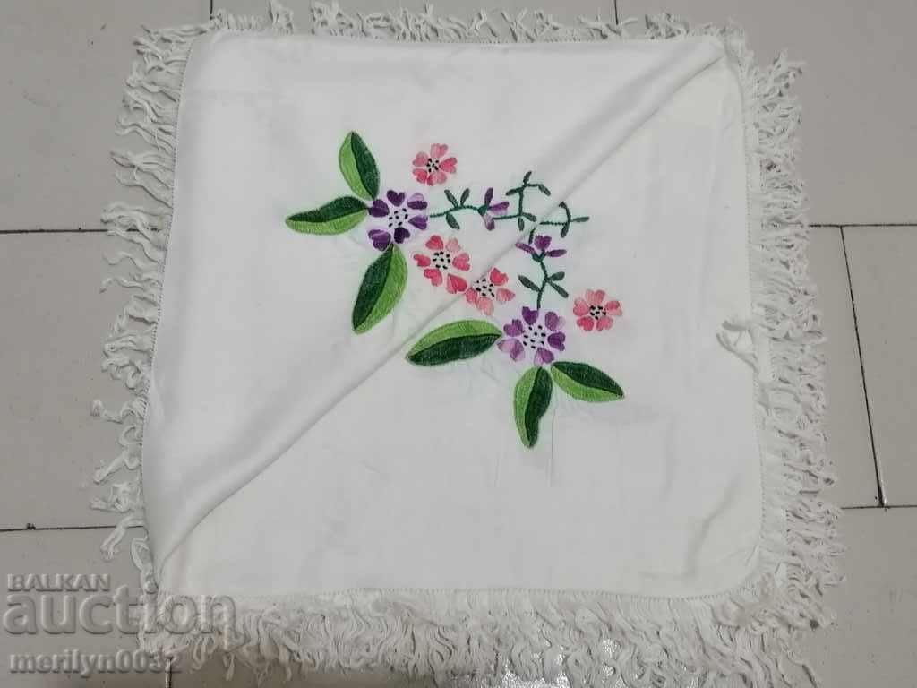 Old embroidered cardboard, tablecloth, millet, Bulgarian embroidery with price 48.00 BGN | € 24.54