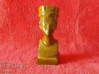 Vechi cap bust masiv masiv egiptean Nefertiti