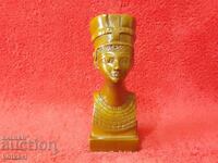 Vechi cap bust masiv masiv egiptean Nefertiti