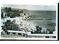 TRAVEL CARD VARNA A GENERAL VIEW OF THE BEACH BEFORE 1960