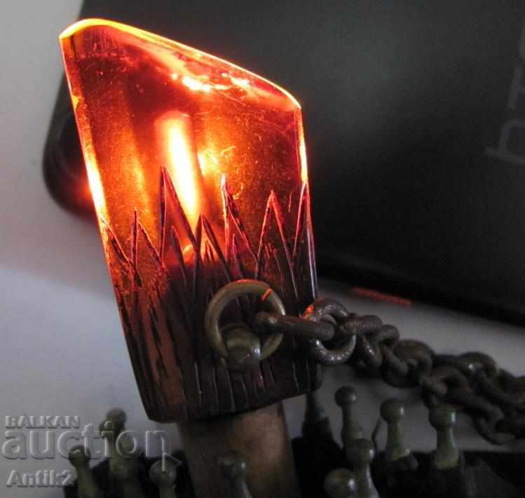 30s Art Deco Ladies Umbrella, faturan handle - 7 30s Art Deco Ladies Umbrella, faturan handle - 7