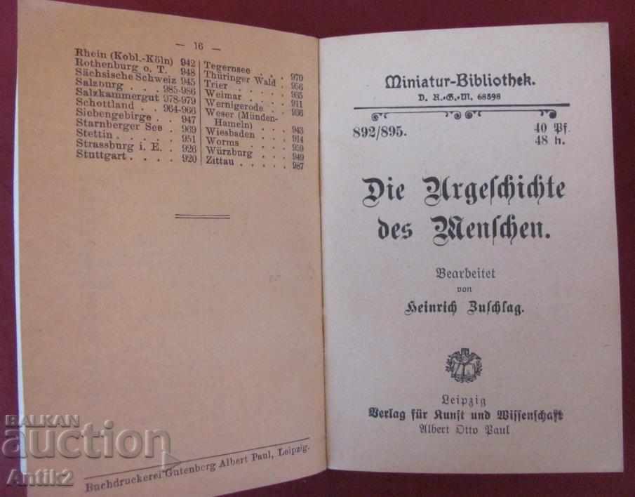 1908 Book Archeology DIE URGESCHICHTE DES MENSCHEN with price 54.00 BGN | € 27.61 1908 Book Archeology DIE URGESCHICHTE DES MENSCHEN with price 54.00 BGN | € 27.61