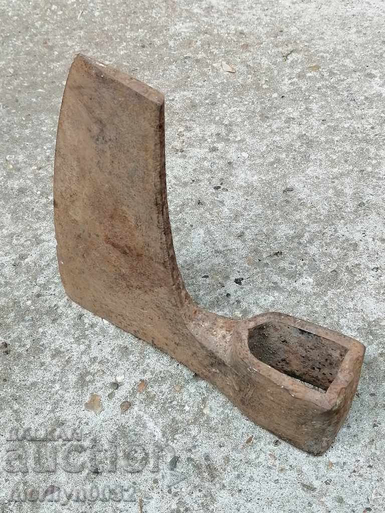 Old ax ax ax without a scraper wrought iron blade - 6 Old ax ax ax without a scraper wrought iron blade - 6
