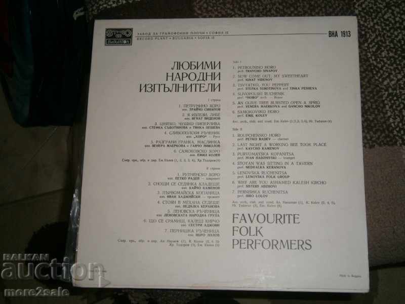 FAVORITE PEOPLE'S ARTISTS - D PLACE - BALKANTON VNA 1913 with price 10.00 BGN | € 5.11 FAVORITE PEOPLE'S ARTISTS - D PLACE - BALKANTON VNA 1913 with price 10.00 BGN | € 5.11