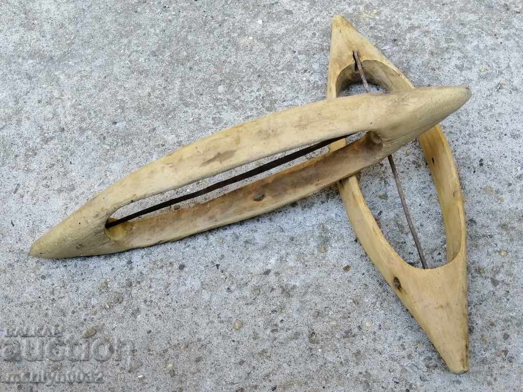 Rifle 2 pieces shuttle, cross, wooden - 6 Rifle 2 pieces shuttle, cross, wooden - 6