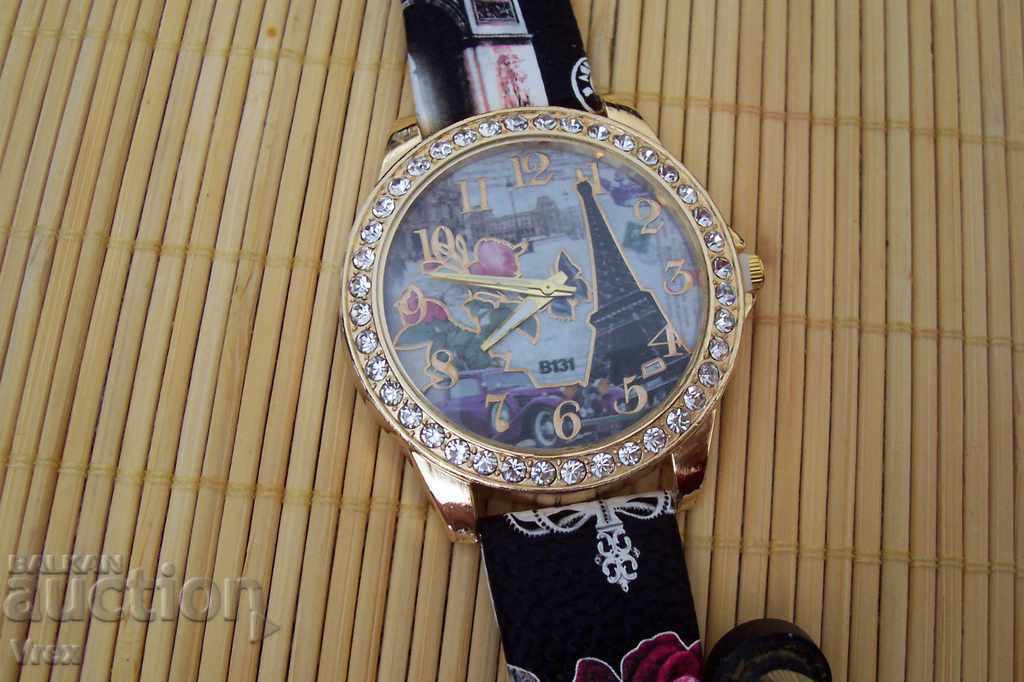 ART clock with the Eiffel Tower with price 12.90 BGN | € 6.60 ART clock with the Eiffel Tower with price 12.90 BGN | € 6.60