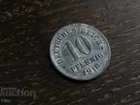 Райх монета - Германия - 10 пфенига | 1918г.