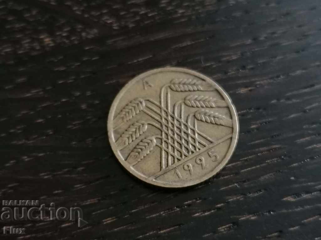 Reich Coin - Germany - 10 pfenigs 1925; Series A with price 3.75 BGN | € 1.92