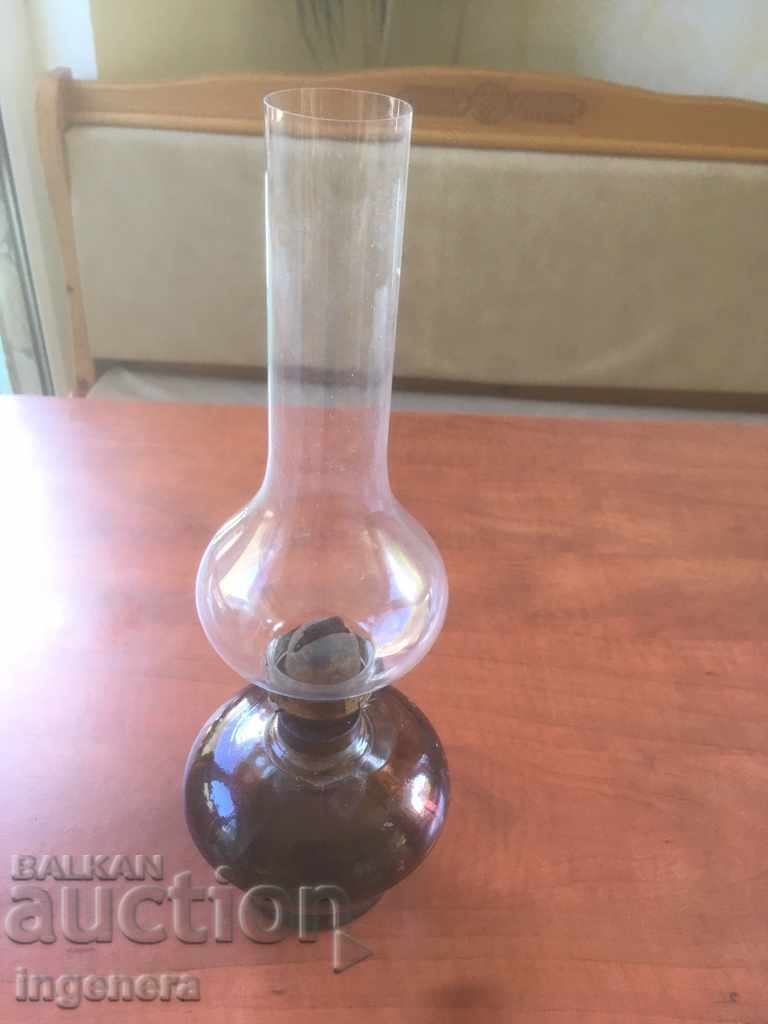 LAMPĂ CU GAZ VECHE FELINAR SFEȘNIC