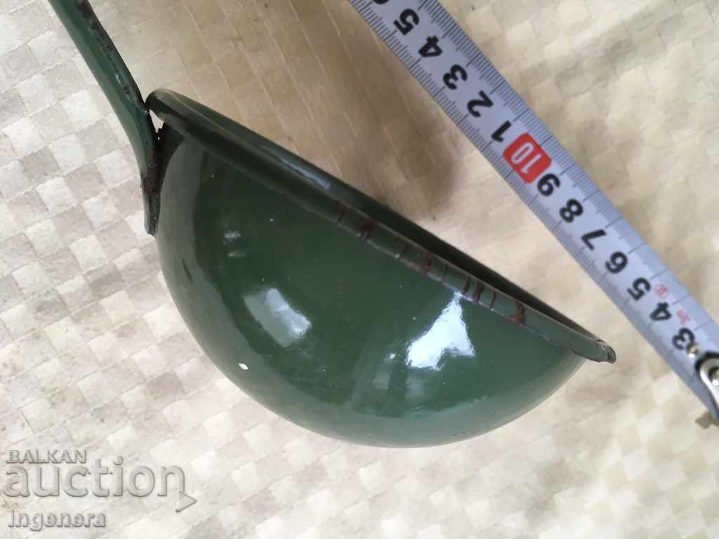 Auction  SCULPPING SPOON ENAMELED OLD TROYAN