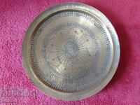 Παλιό χάλκινο πάνελ