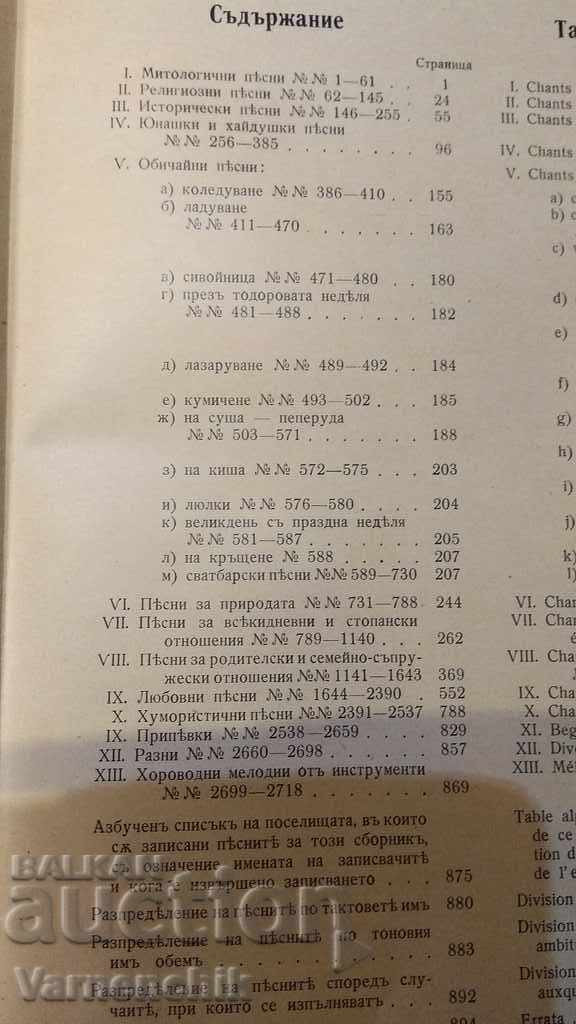 Δημοπρασία Λαϊκά τραγούδια από τη Βόρεια και Κεντρική Βουλγαρία 1931 Βασίλ Στόιν Δημοπρασία Λαϊκά τραγούδια από τη Βόρεια και Κεντρική Βουλγαρία 1931 Βασίλ Στόιν