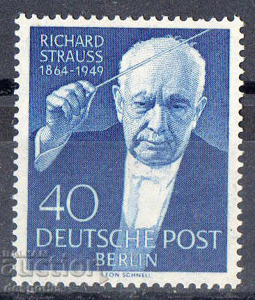 1954. Berlin. 5 years since the death of R. Strauss - composer.
