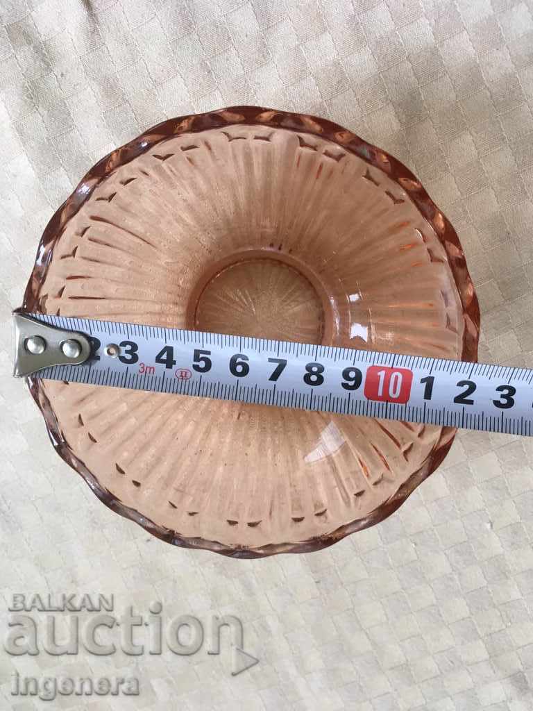 Auction BOTTOM OF PANIC RELIEF THICK COLOR GLASS Auction BOTTOM OF PANIC RELIEF THICK COLOR GLASS