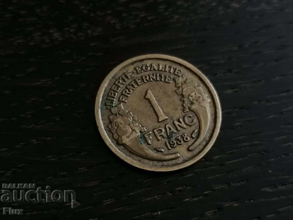Δημοπρασία Coin - Γαλλία - 1 φράγκο 1938