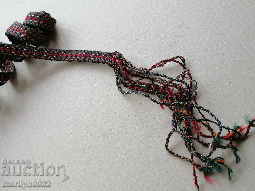 Delivery of Old hand-woven sash sash belt costume