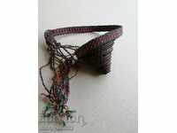 Old hand-woven sash sash belt costume