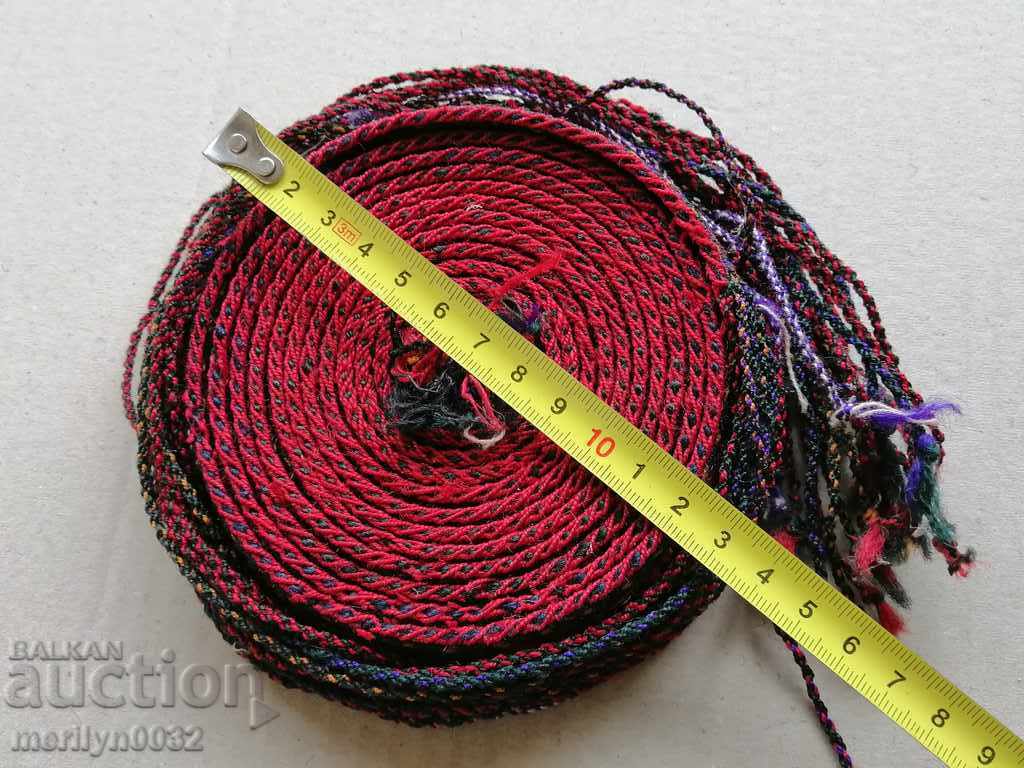 Auction Old hand-woven sash sash belt costume Auction Old hand-woven sash sash belt costume