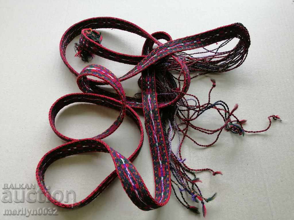 Old hand-woven sash sash belt costume - 5 Old hand-woven sash sash belt costume - 5
