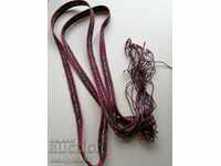 Old hand-woven sash sash belt costume