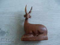 No. * 3697 old wooden figure / statuteur - antelope