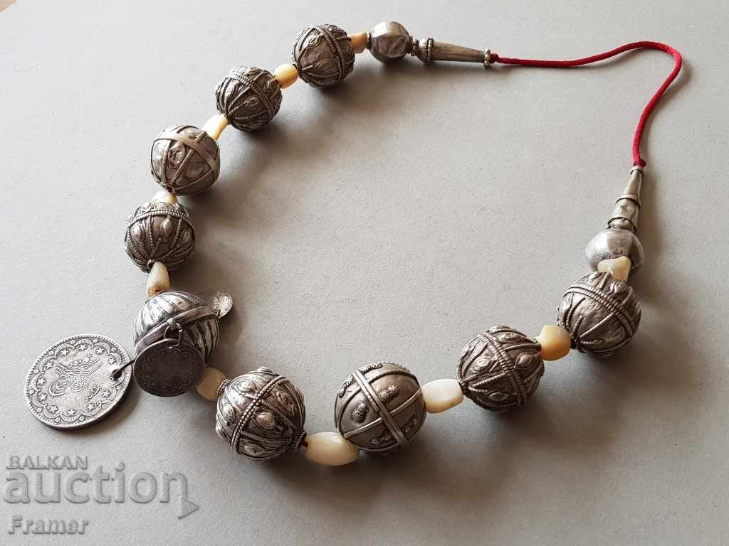 Revival SILVER necklace bitch mother of pearl imposed filigree with price 600.00 BGN | € 306.78