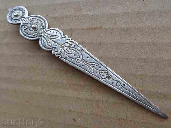 Revival hair pin with engravings, silver, sachan, jewelry, jewel Revival hair pin with engravings, silver, sachan, jewelry, jewel